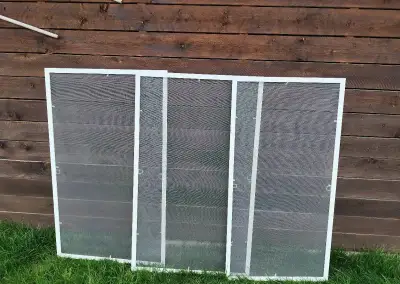 Sieťky na okná 3 ks v bielej farbe