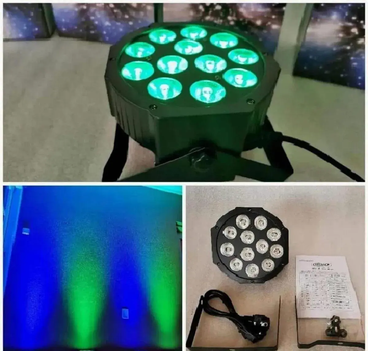 Led Par 12x18 watt RGBWA+UV