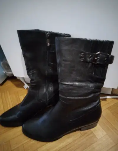 Kožené čižmy č. 38