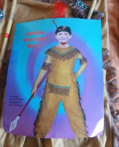 maska na karneval - indián