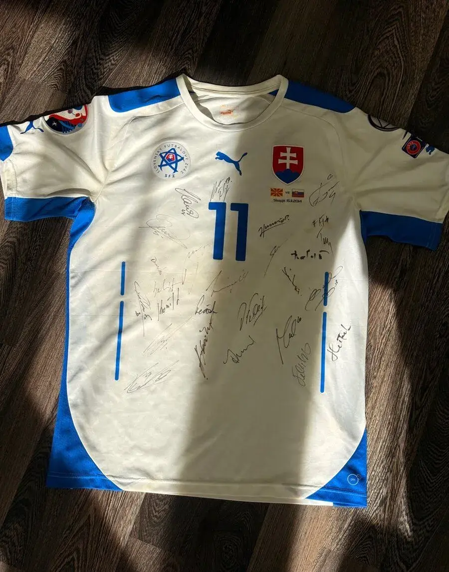 Slovensko reprezentačný dres NEMEC #11 – podpísaný Hamšíkom