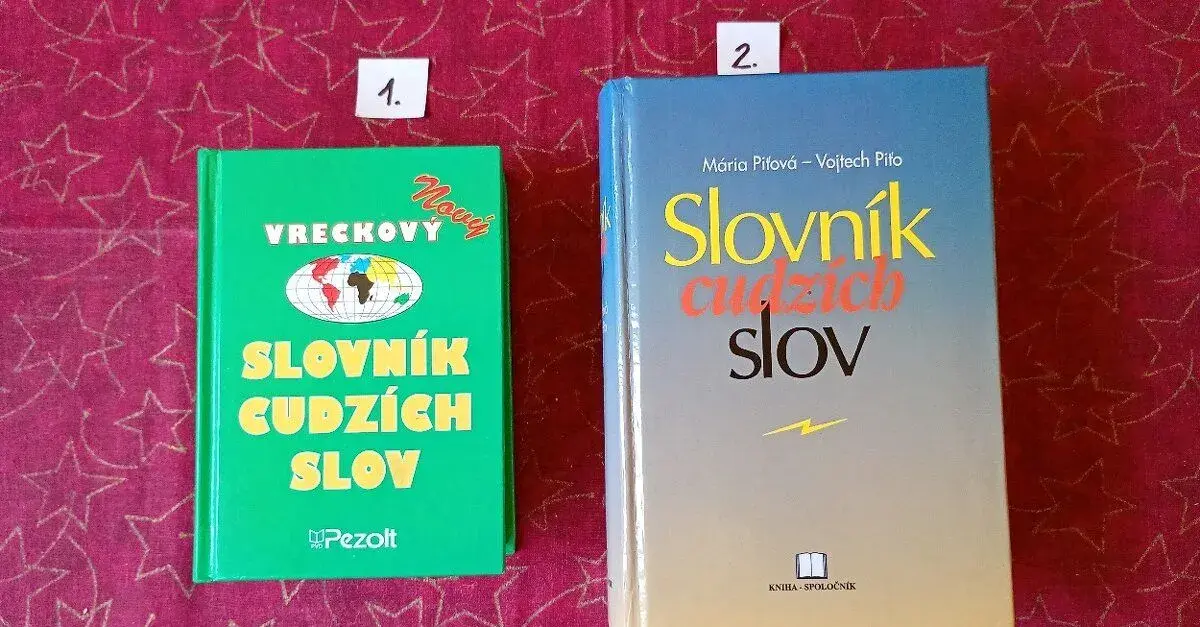 Slovníky cudzích slov na predaj