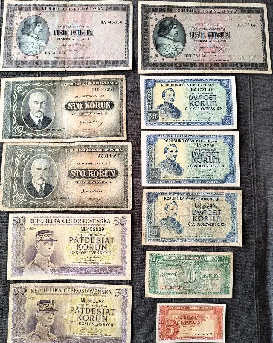 BANKOVKY LONDÝNSKÁ EMISIA- 1945 b.l.(bez letopočtu)
