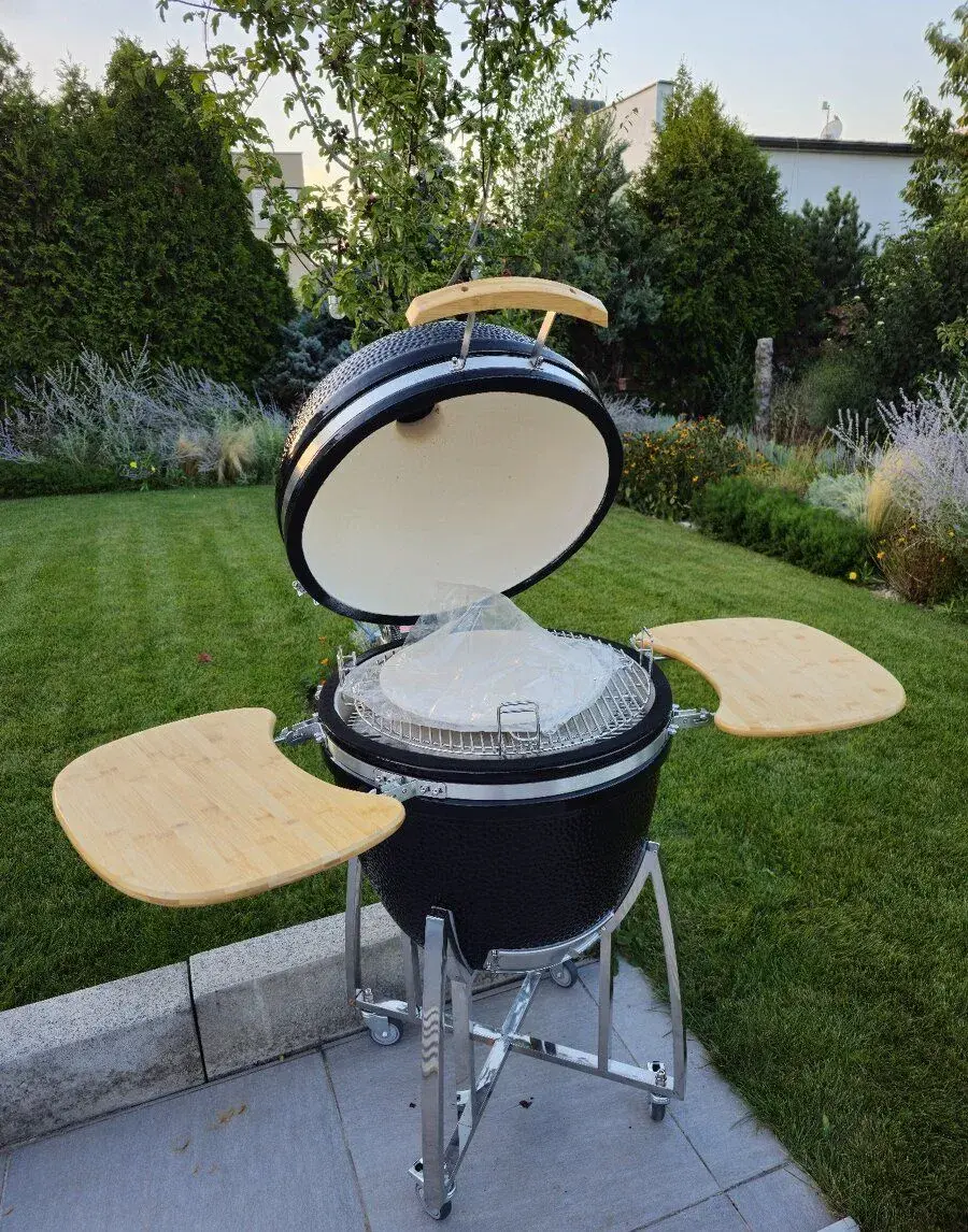 Keramický kamado gril 23,5" (60cm) čierny