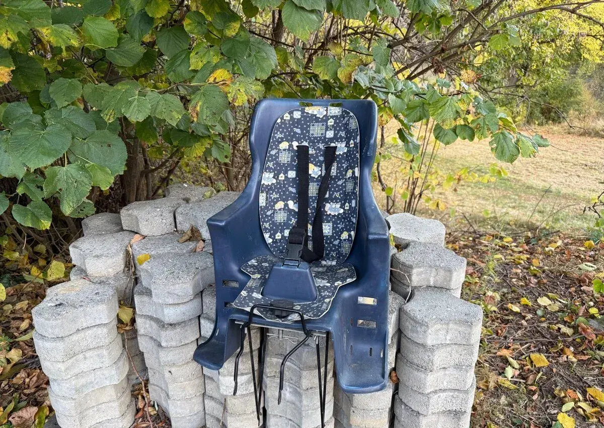 Detskú sedačku na bicykel