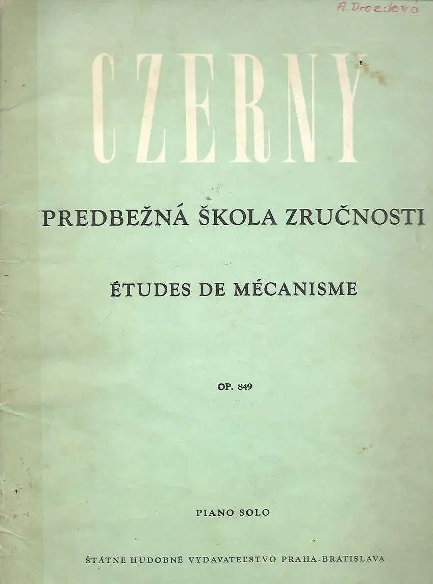 CZERNY - Predbežná škola zručnosti, op. 849 (39)