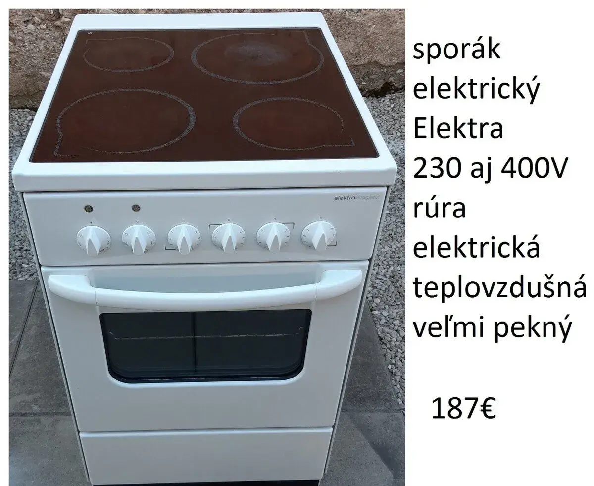 Sporák aj s káblom rovno do zásuvky 230V