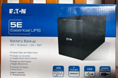 Nové UPS Eaton 5E 650i USB (650VA / 360W) – 2 ks