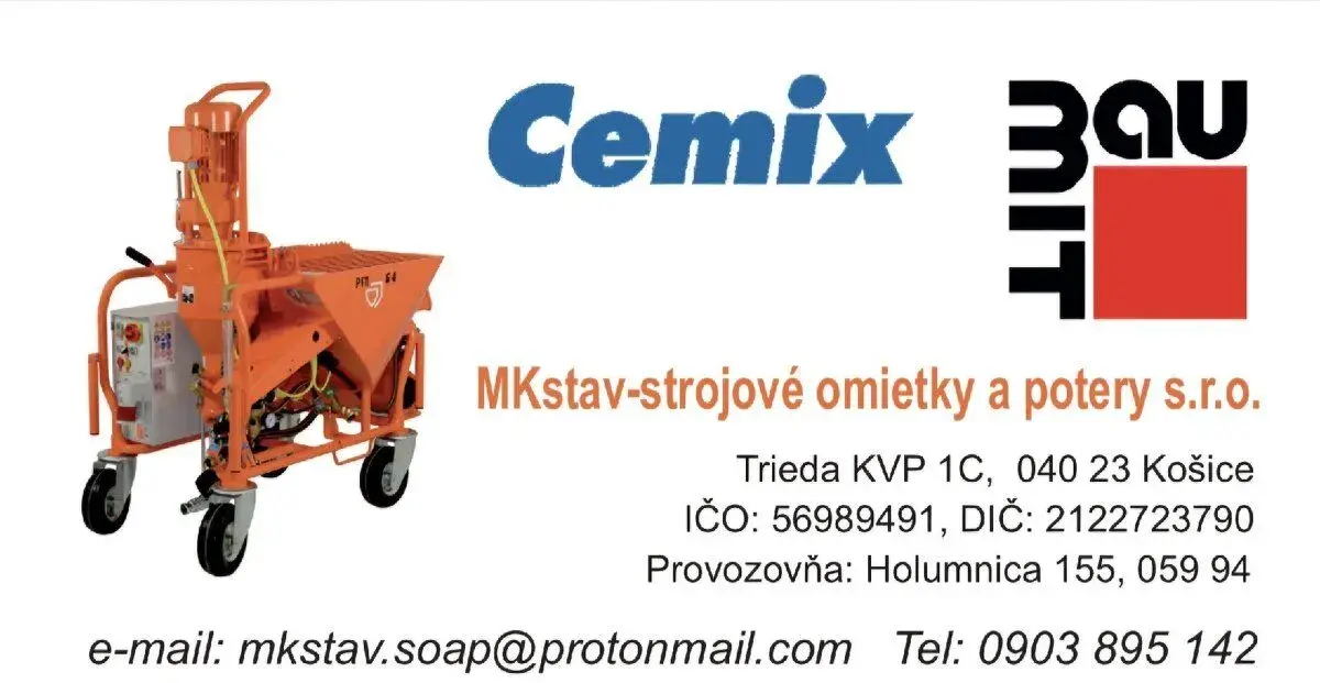 Strojové omietky