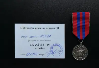 Pamätná Hasičská medaila Za zásluhy