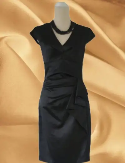 Pinko, čierne elegantné šaty veľ. S