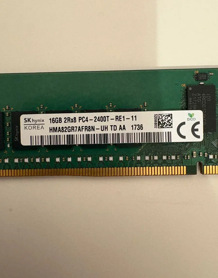 SK Hynix 16GB DDR4 2400 ECC REG RDIMM – 12 ks (192 GB)