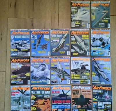 Airforces Monthly časopisy November 2001 - Máj 2003