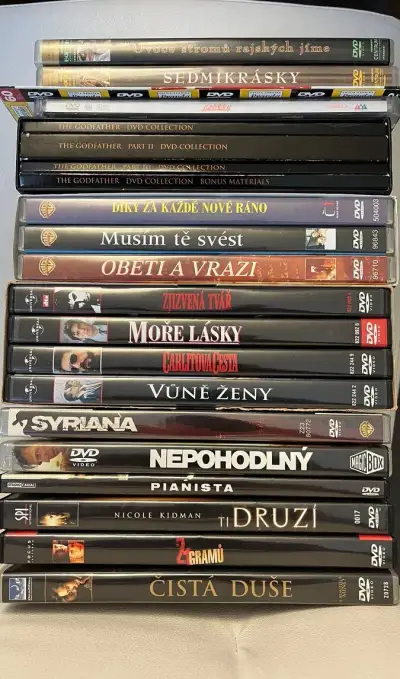 Sada hudobných a filmových DVD