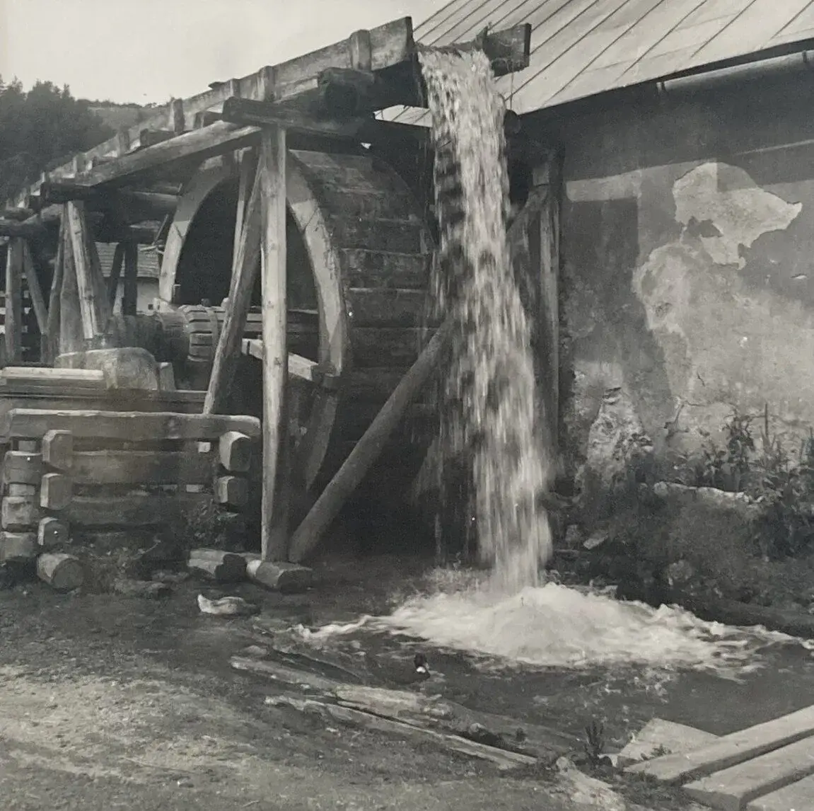 Ján Halaša - Starý mlyn v Polerieke, okolo 1935