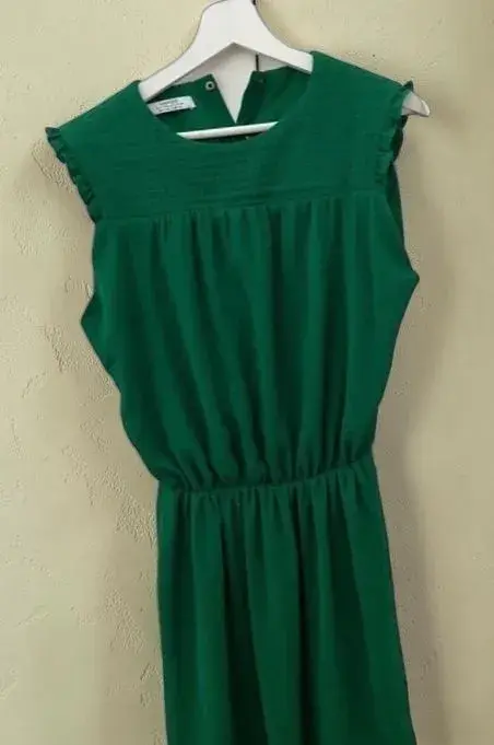 Ľahké zelené šaty Mango Suit Collection, veľ. S