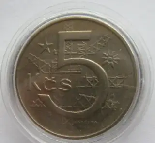 Mince 5 kčs chyboražba