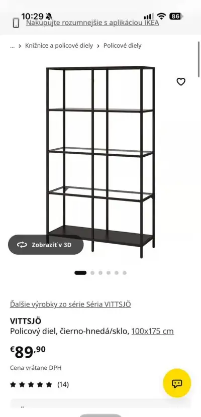 Set políc VITTSJÖ Ikea