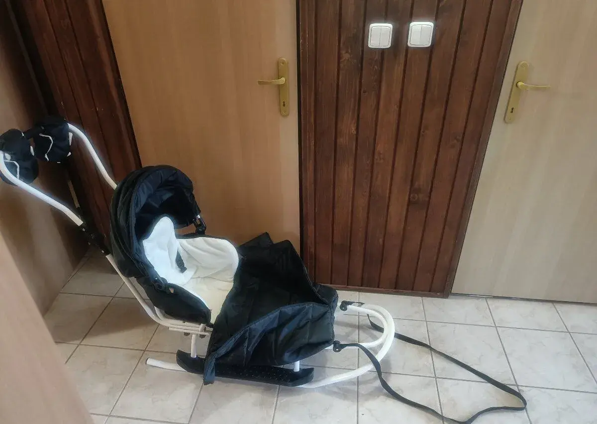 Detské sánky so zateplením