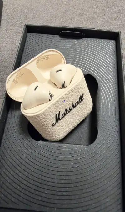 Bezdrôtové slúchadlá Marshall Minor IV Cream - nepoužité