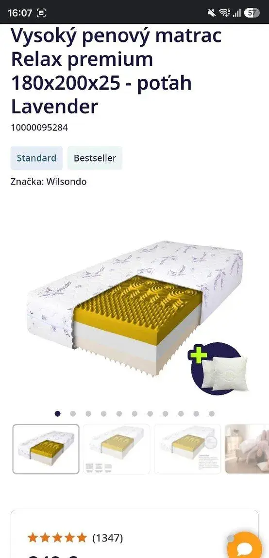 Prémiový matrac