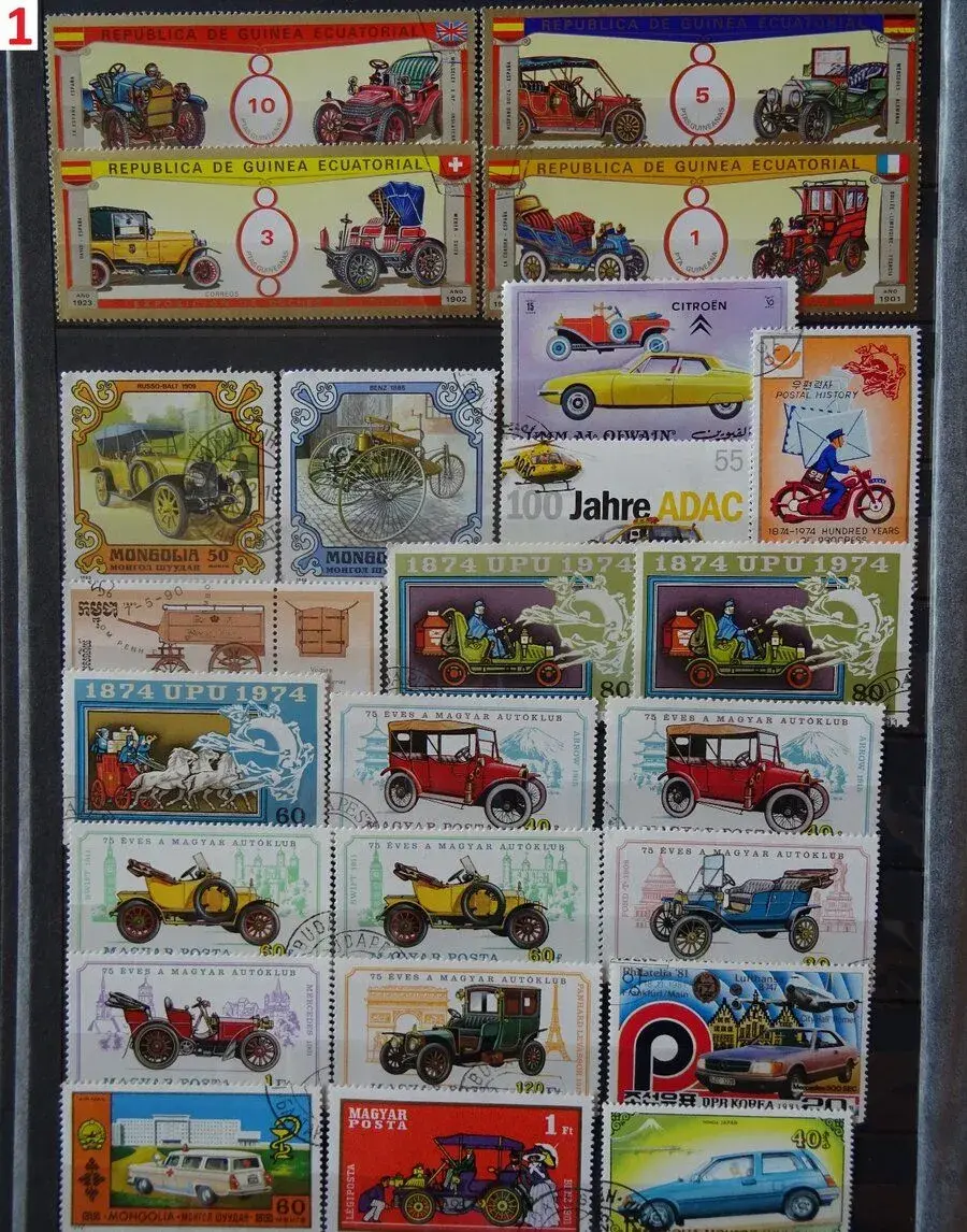 Nádherné poštové známky DOPRAVA