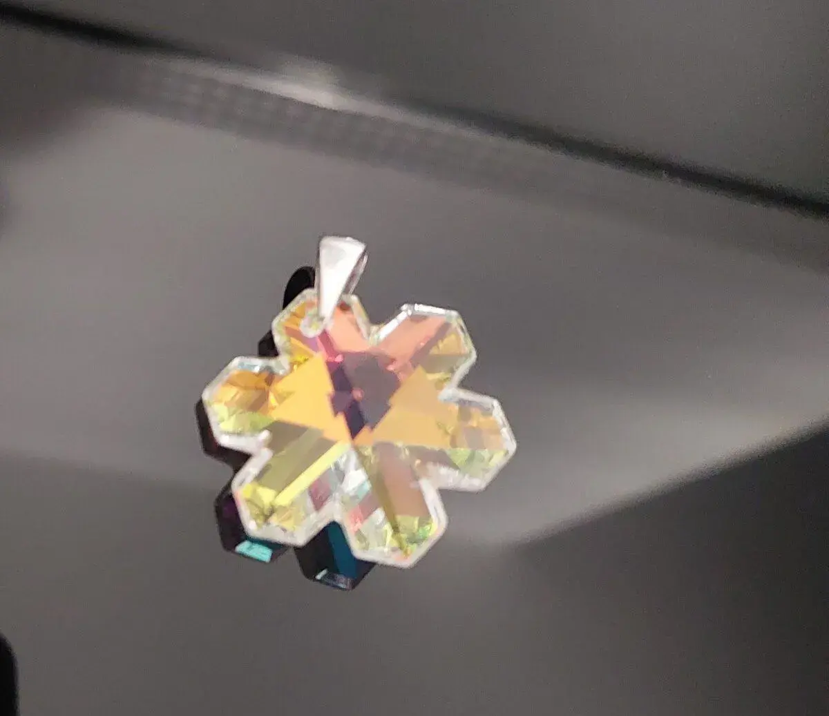 Swarovski kryštal privesok snehová vločka