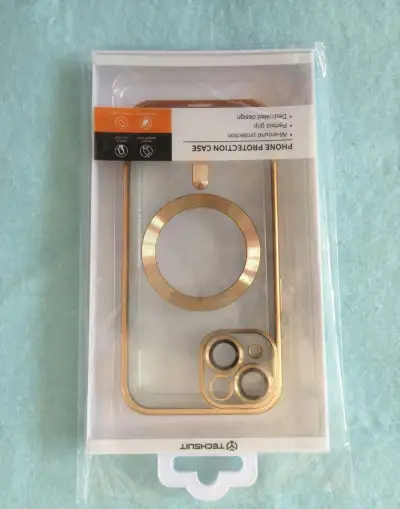 Techsuit MagSafe puzdro Apple iPhone 15 - Zlatá