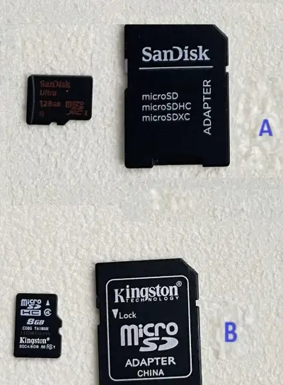 SD karty (micro SD aj s adapterom)