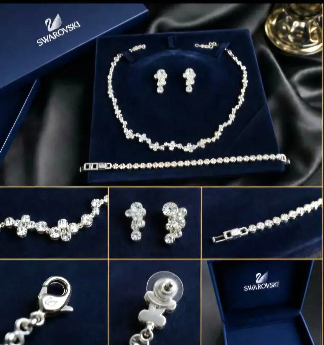 SWAROVSKI – elegantný kompletný set s originálnymi krabičkam