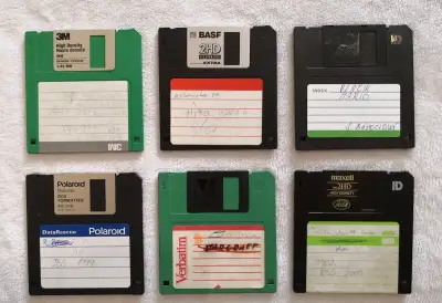 Original retro diskety 6ks