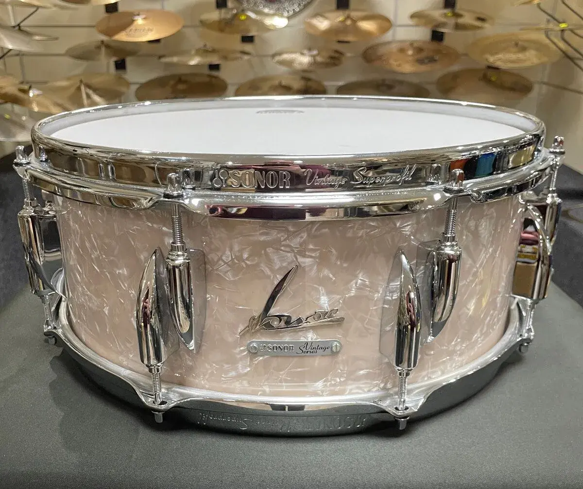 Sonor Vintage SDW Beech Snare 14" x 5,75" Vintage Pearl