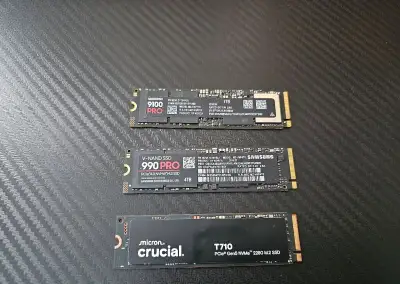M2 NVMe SSD Samsung/Crucial