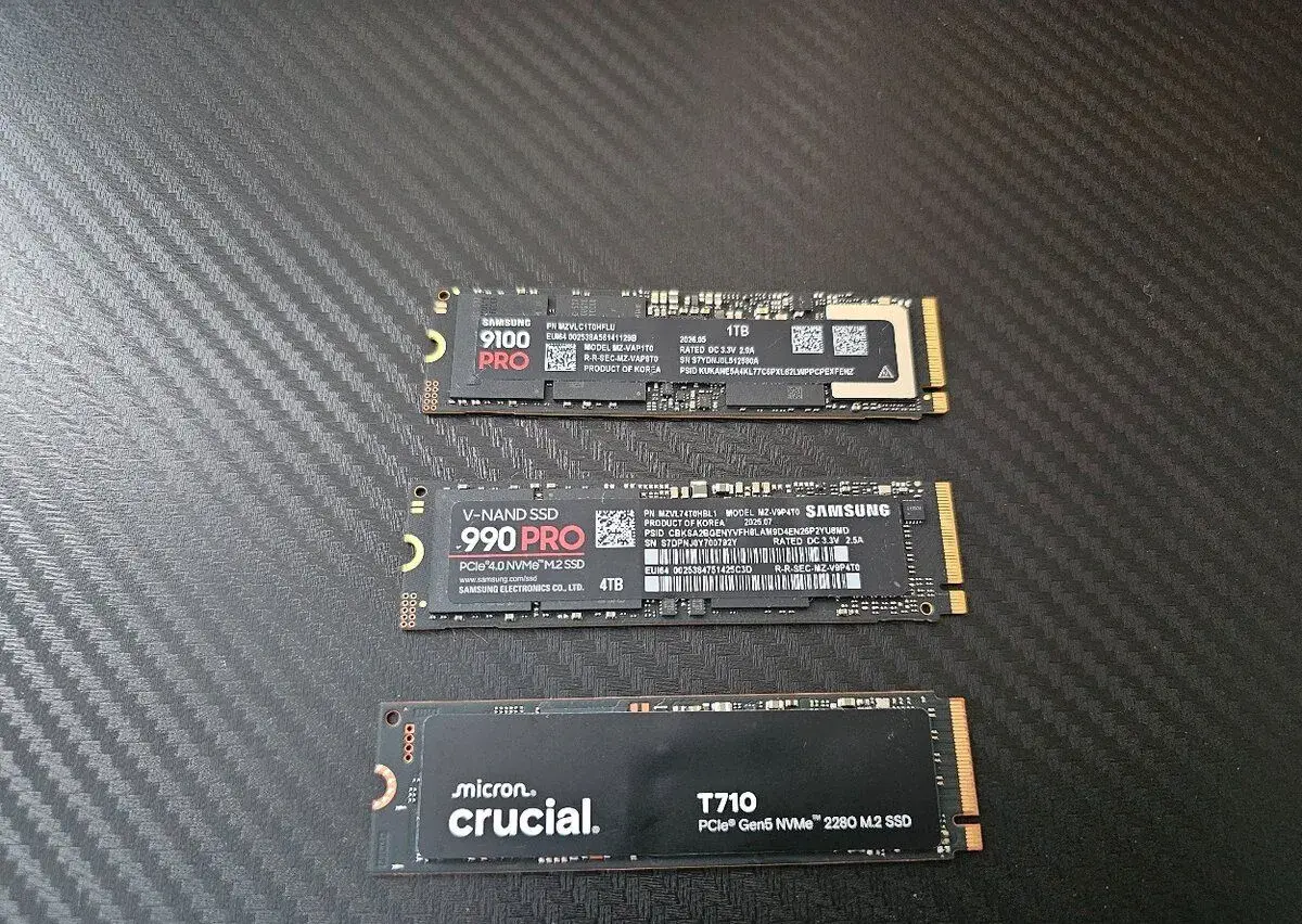 M2 NVMe SSD Samsung/Crucial