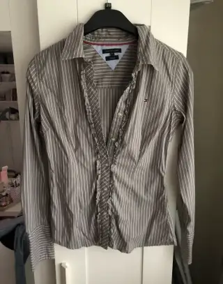 Damska sivá košeľa Tommy Hilfiger