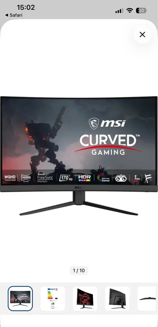Herny monitor MSI G32CQ4 E2