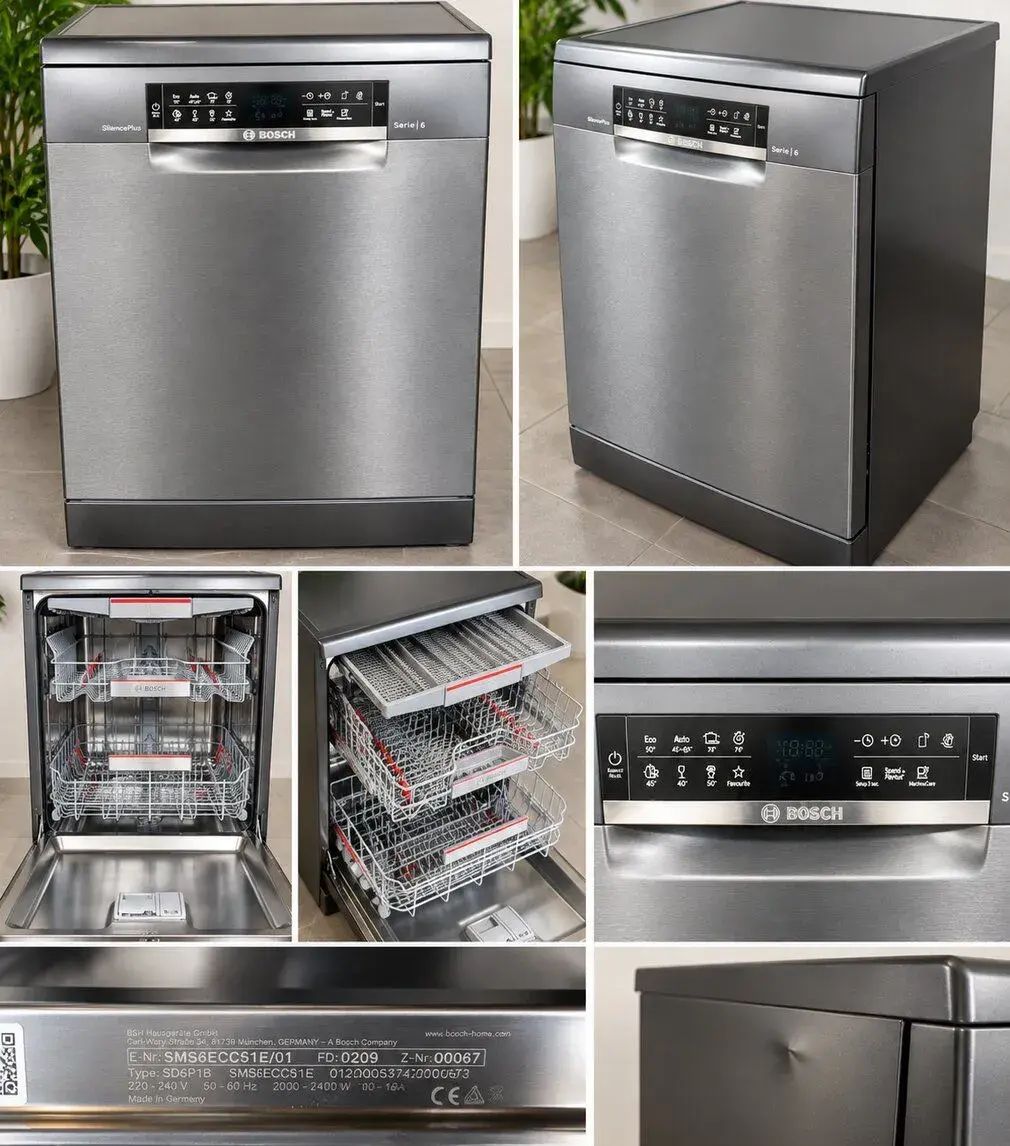 Bosch Serie 6 SMS6ECC51E – umývačka riadu, WiFi, 60 cm