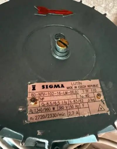 Prirubove obehové čerpadlo Sigma Typ 80 NTV 102 16, 380V