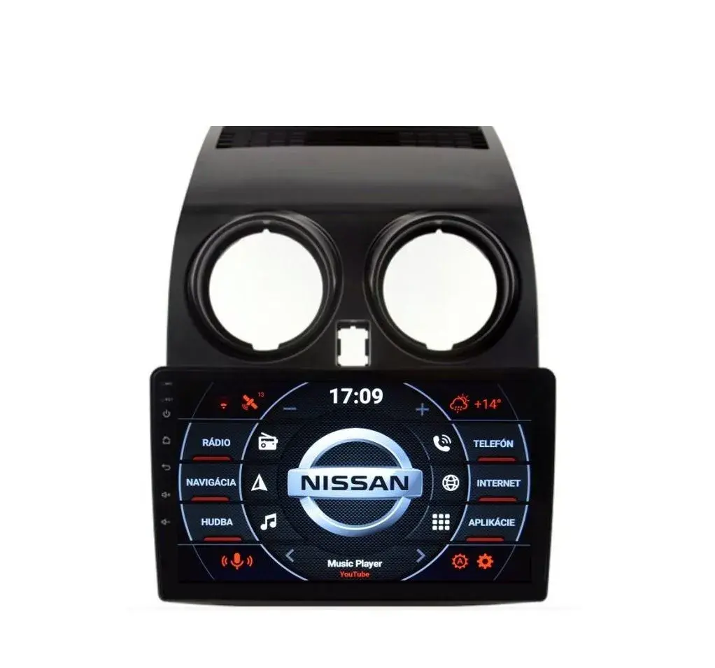 Nissan Qashqai dotykova navigacia GPS Android Wifi USB