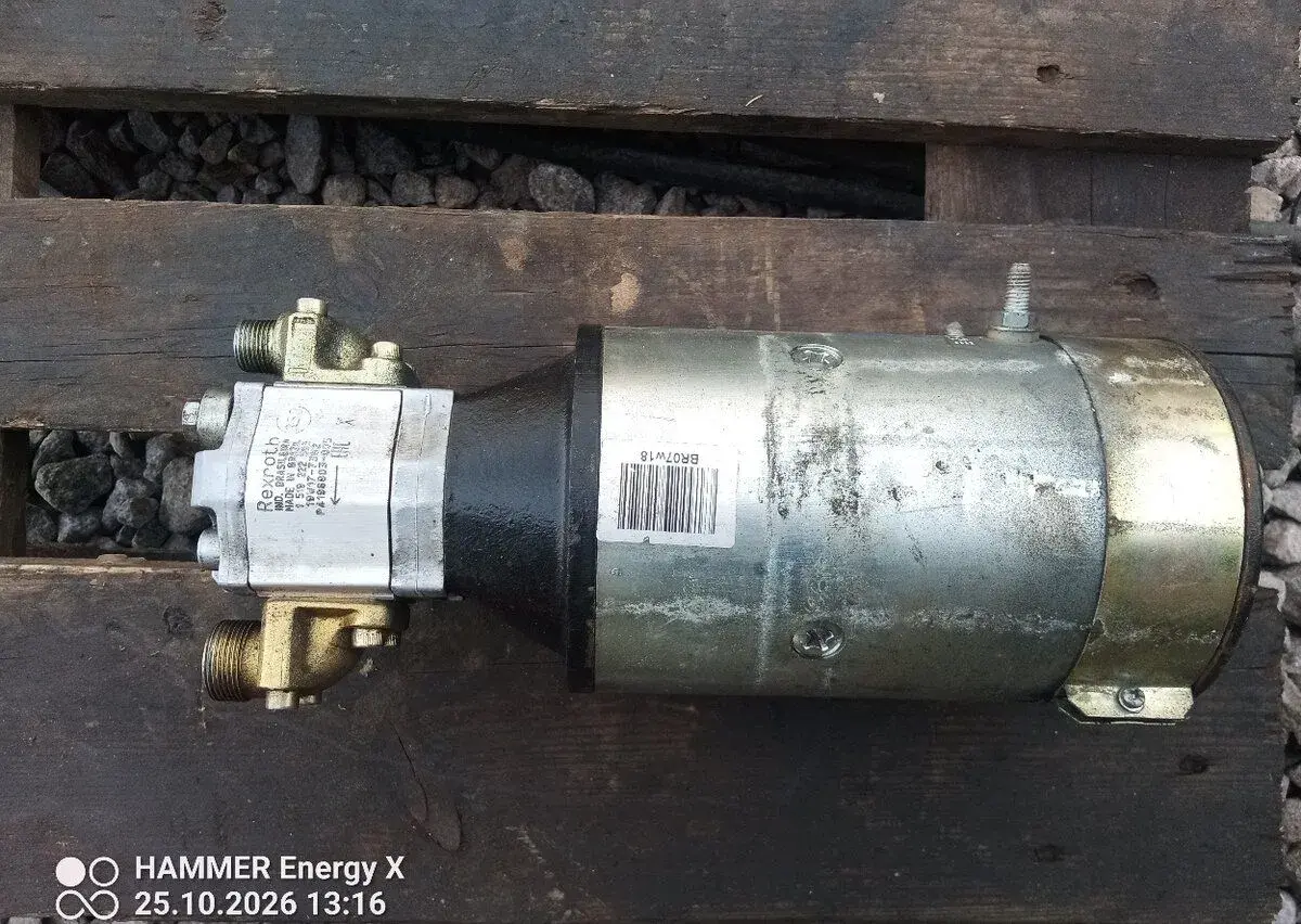 Elektromotor s hydraulickým čerpadlom na 24V