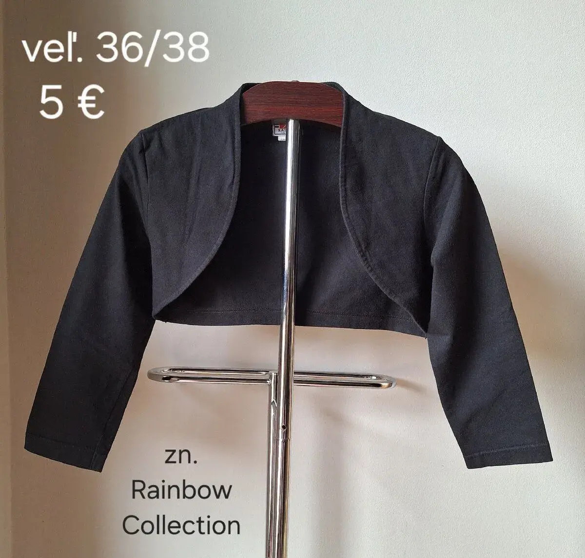 Čierne BOLERO (v. 36/38) 5 €