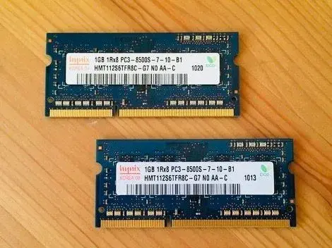 Hynix 2x1GB DDR3 SO-DIMM