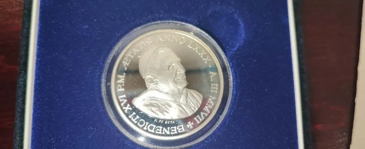 Vatikánska minca, 5€ vo verzií Proof, ročník 2007, Benedikt