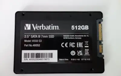 512GB SSD Verbatim Vi550 S3 2.5" SATA