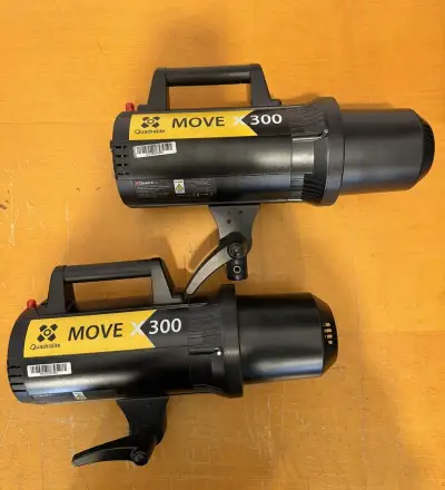 Štúdiové svetlá Quadralite Move X 300 – 2 ks + príslu
