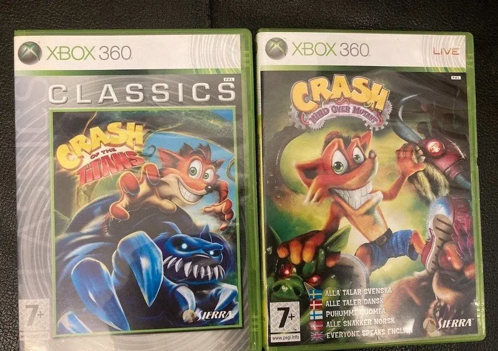 Hry Crash Bandicoot na xbox 360