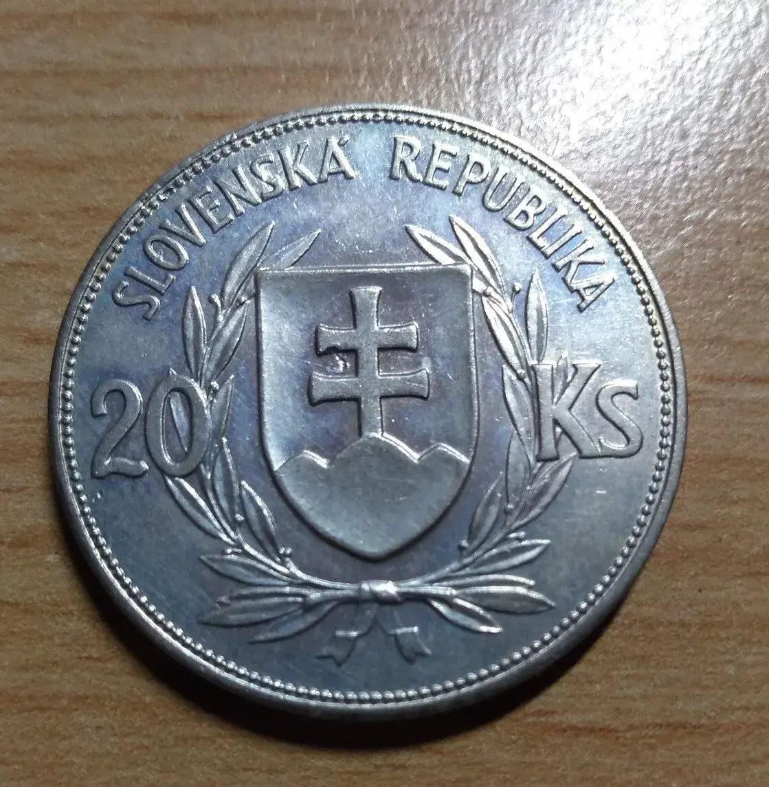 20 Koruna Jozef Tiso 1939 - slabo magnetická