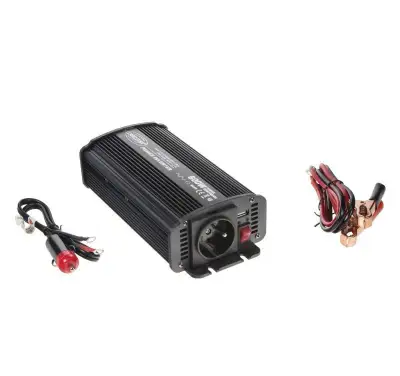 Menič napätia z 12V na 230V + USB, 600W - ihned k odberu