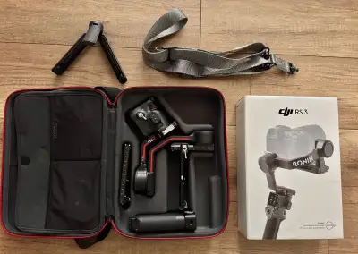 DJI RS3 pouzity asi 10 krat s prislusenstvom