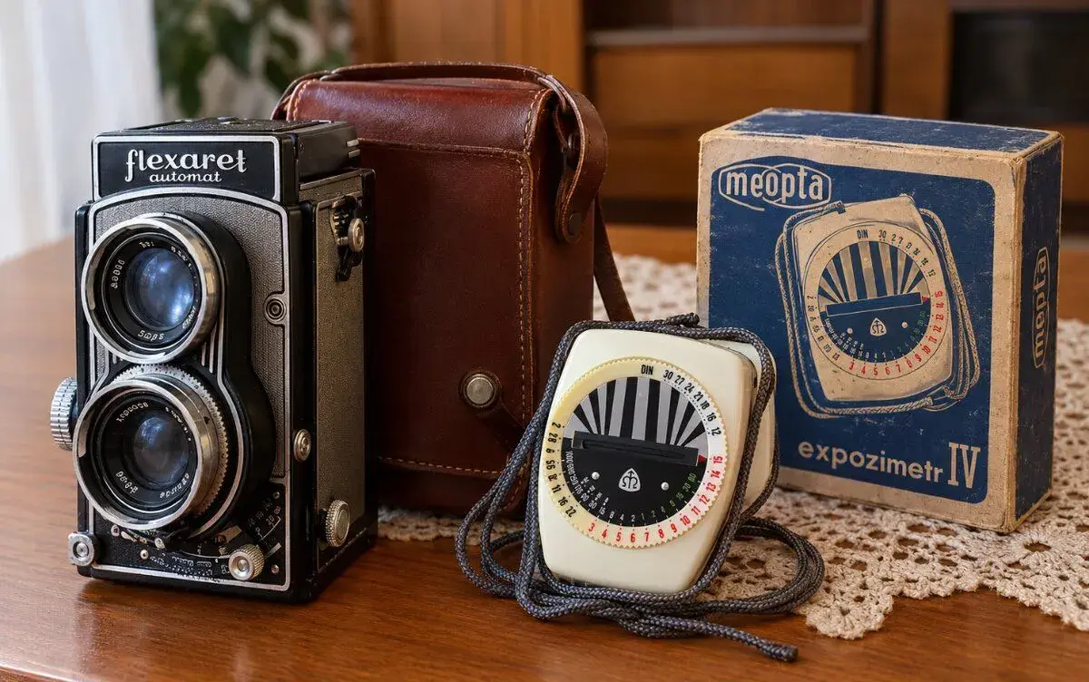 Analógový fotoaparát Meopta Flexaret Automat Va